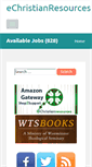 Mobile Screenshot of echristianresources.com